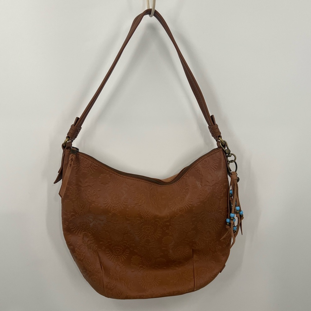The Sak leather tooled purse